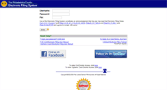 Desktop Screenshot of fjdefile.phila.gov