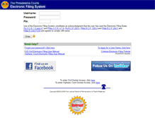 Tablet Screenshot of fjdefile.phila.gov