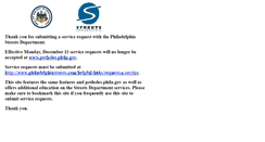 Desktop Screenshot of potholes.phila.gov