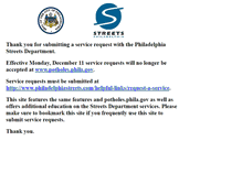 Tablet Screenshot of potholes.phila.gov