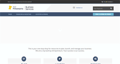 Desktop Screenshot of business.phila.gov
